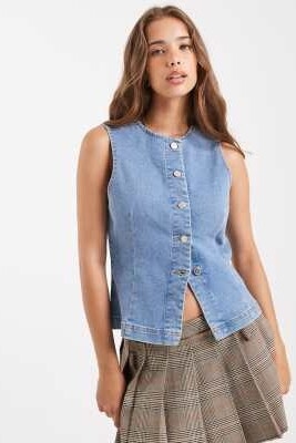 Джинсовый жилет артикул 150327309