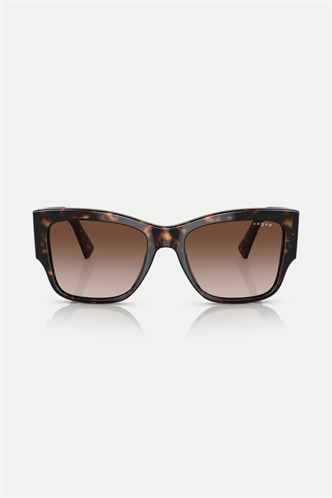 Очки квадратной формы с коричневыми стеклами артикул 136287894