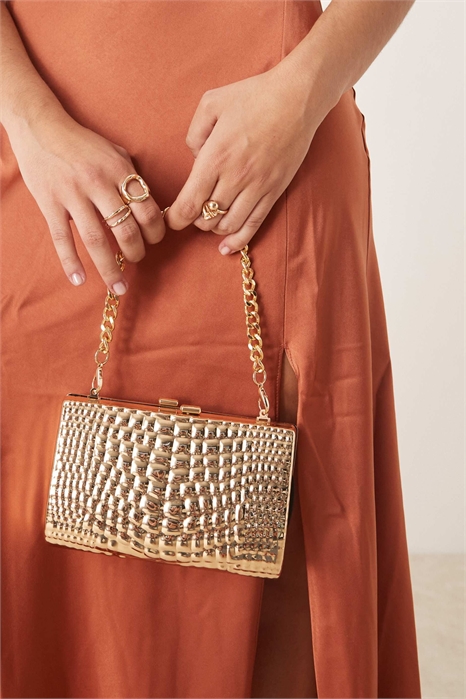 Сумка через плечо с фактурной поверхностью артикул 151092043