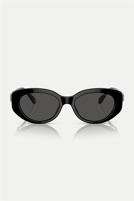 Овальные солнцезащитные очки Sk6002 с серыми стеклами артикул 152283305