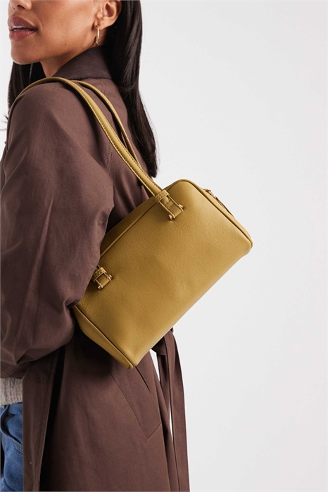 Сумка через плечо прямоугольной формы с контрастной окантовкой артикул 152378948