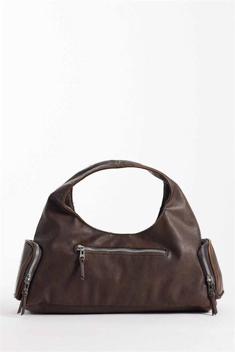 Сумка из искусственной кожи в стиле винтаж с небрежным кроем артикул 154312463