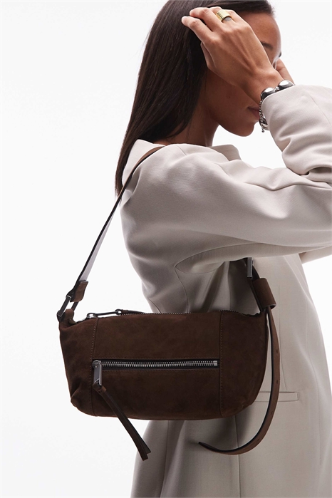 Мини-сумка через плечо из замши Vega артикул 150236990