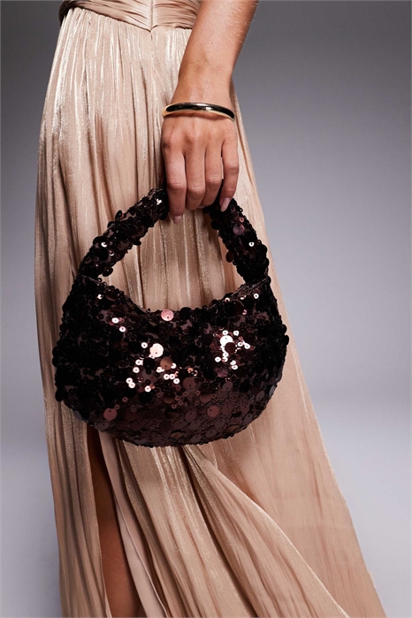 Сумка через плечо с пайетками артикул 147405755