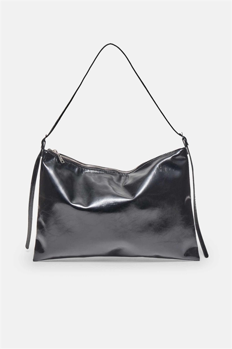 Мини-сумка через плечо с мягкой поверхностью и молниями артикул 155807571