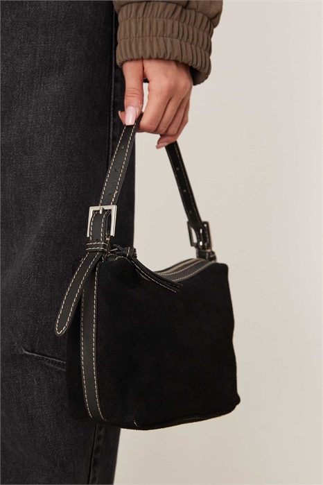 Сумочка через плечо из замши от Gwen артикул 154293476