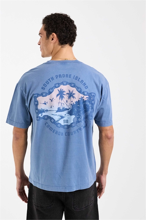 Футболка с принтом на спине «Destination» артикул 155651332