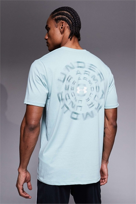 Футболка с коротким рукавом и принтом на спине артикул 153664689