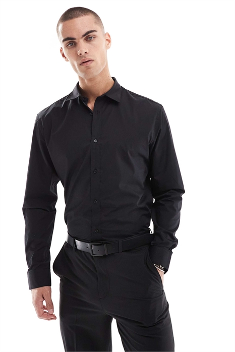 Рубашка приталенного кроя артикул 136453514