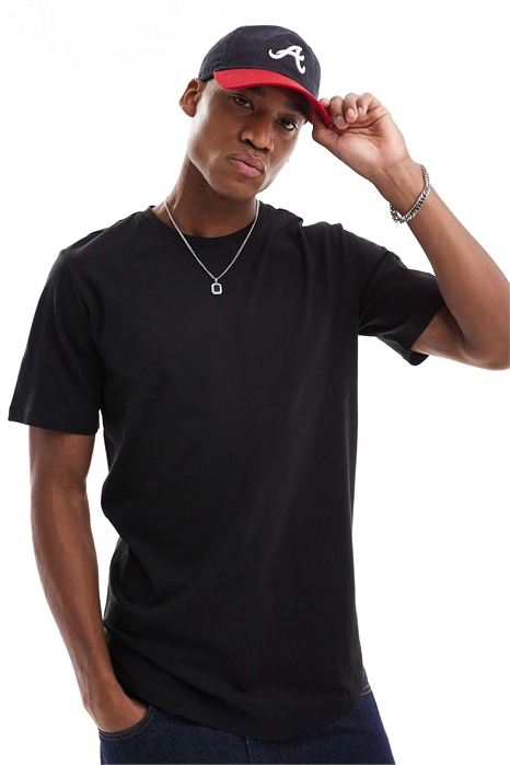 Футболка Essentials с удлиненным кроем и закруглённым низом артикул 118824324