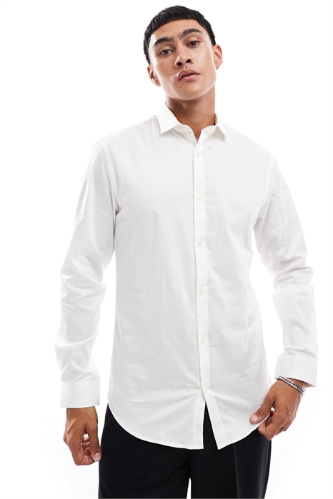 Рубашка премиум-класса с зауженным кроем артикул 116416379