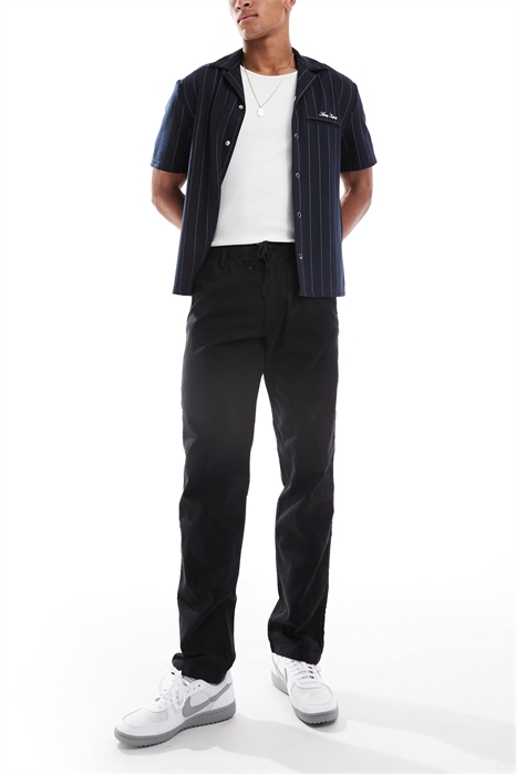 Брюки из льна свободного кроя артикул 140914934