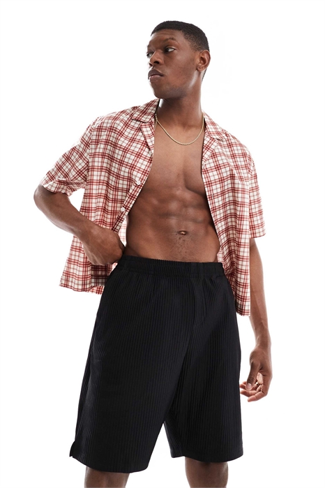 Шорты с плиссировкой артикул 140914906