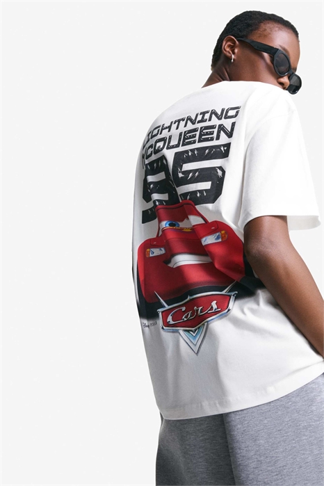 Футболка с коротким рукавом с изображением автомобилей артикул 151637750