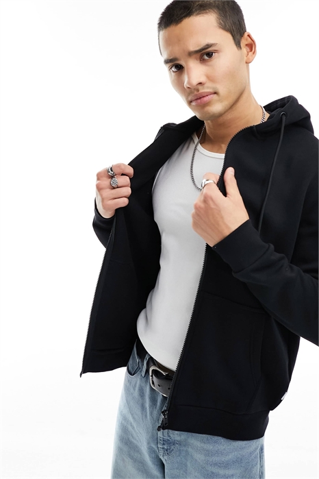 Худи с капюшоном и длинной застежкой-молнией артикул 133557409