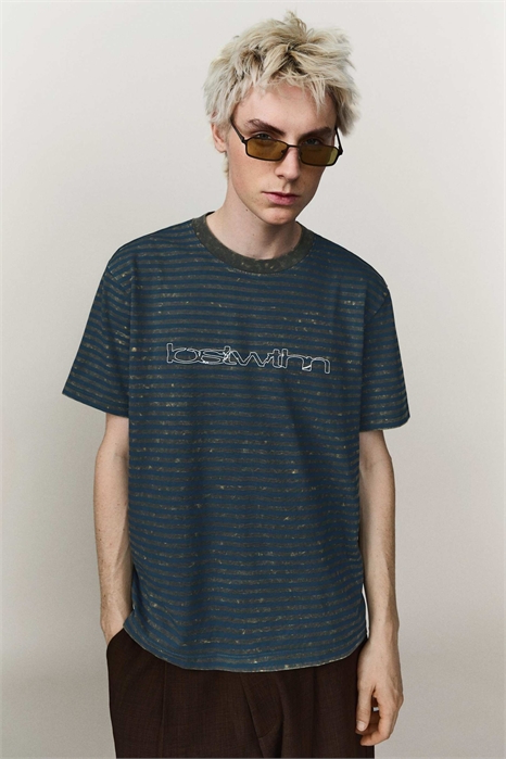 Футболка с коротким рукавом и принтом артикул 156241902