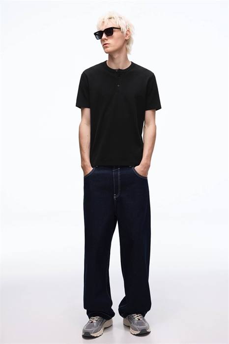 Футболка с короткими рукавами из ткани «вафелька» артикул 155657371