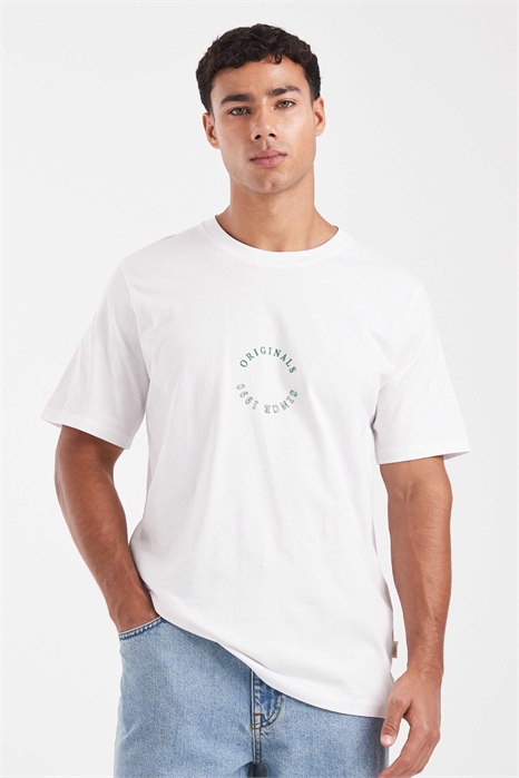 Футболка свободного кроя с оригинальным принтом артикул 148852609