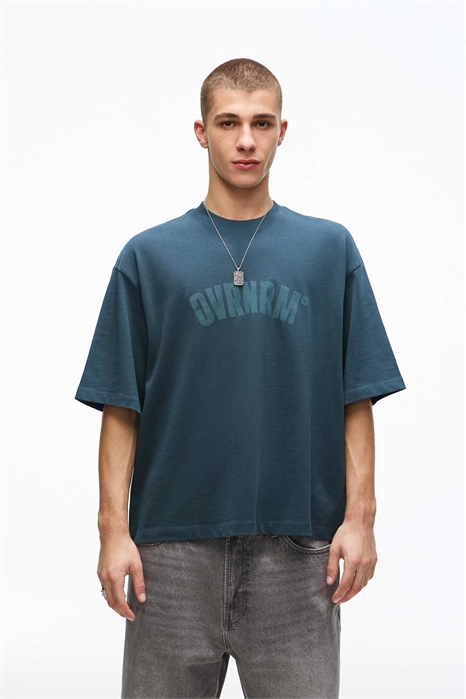 Футболка с коротким рукавом и принтом артикул 155657238