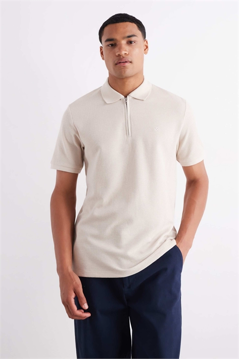 Поло с застежкой-молнией артикул 141531058