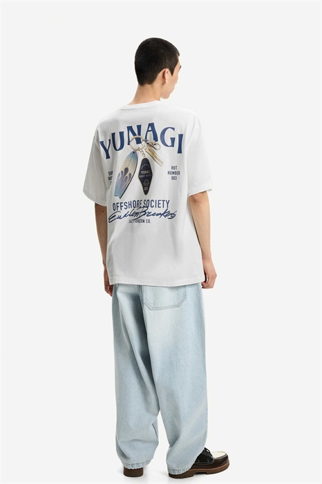 Футболка с коротким рукавом и принтом артикул 149423506