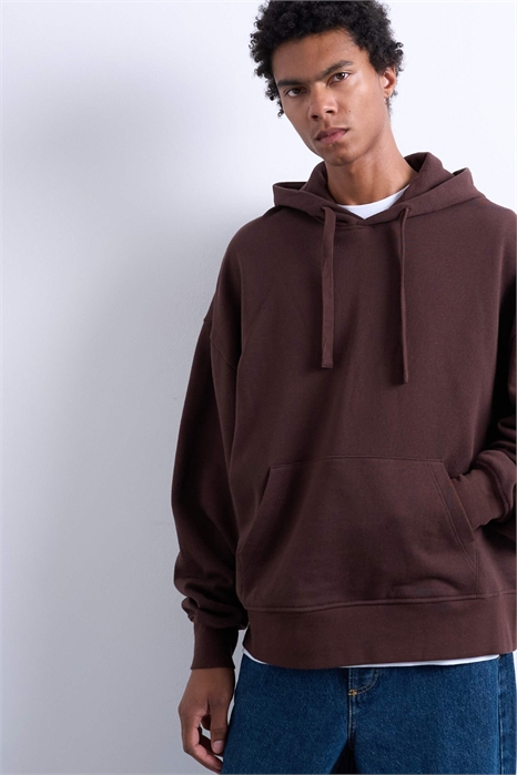 Толстовка большого размера из плотной ткани артикул 150750825