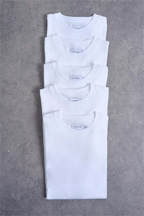 Набор из 5 классических футболок артикул 143440627