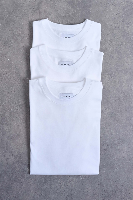 Набор из 3 футболок классического кроя артикул 142324830