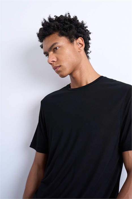 Прозрачная футболка классического кроя артикул 152005266