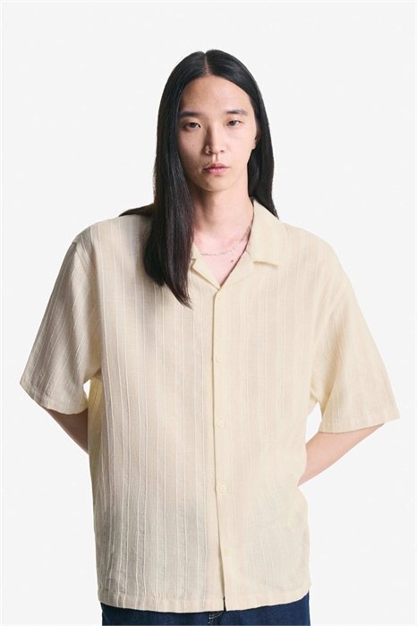 Рустикальная рубашка с короткими рукавами артикул 150334370