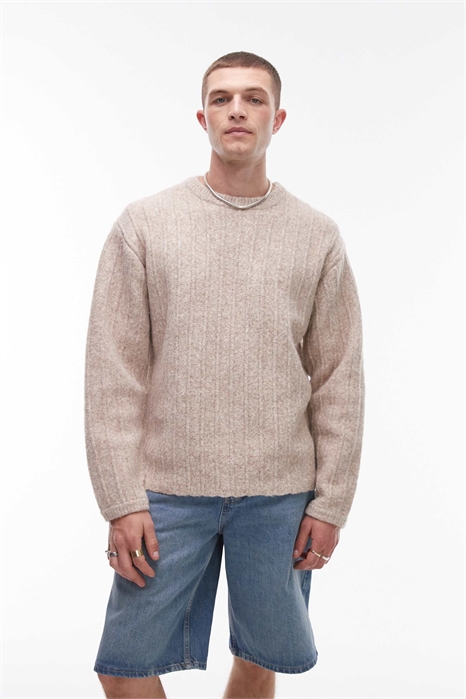 Свитер с круглым вырезом артикул 138252283