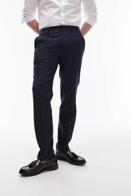 Облегающие брюки с текстурированной поверхностью артикул 116324261