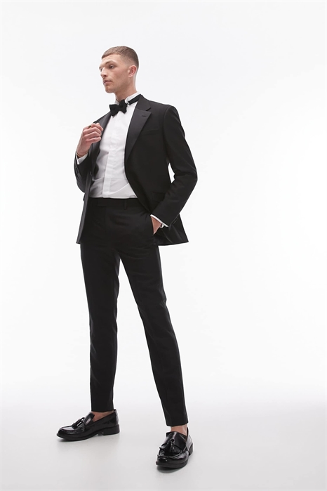 Узкие брюки к смокингу артикул 138320540