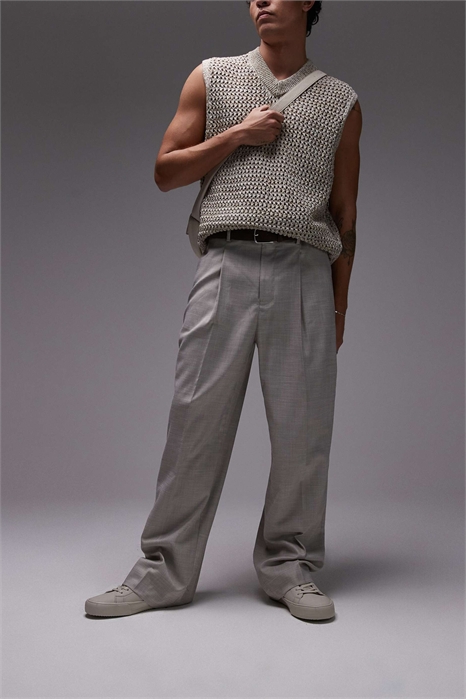 Брюки с широкими штанинами артикул 141008063