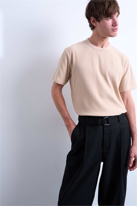 Футболка премиум-класса из плотной ребристой ткани артикул 151024594