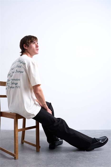 Футболка свободного кроя с вышивкой Mid West League артикул 149423455