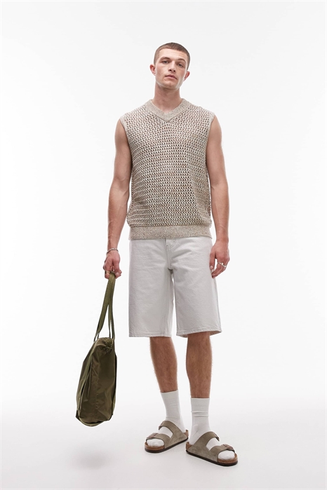 Джинсовые бермуды артикул 144910386