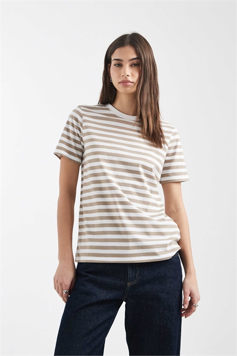 Футболка прямого кроя с короткими рукавами артикул 153813379
