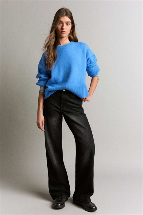 Джинсы-багги небольшого размера артикул 155827664