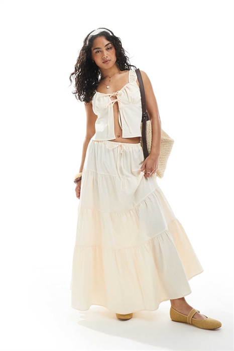 Многослойная юбка макси co-ord артикул 147693810