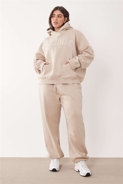 Джоггеры с манжетами из смесовой ткани с добавлением хлопка артикул 152703380