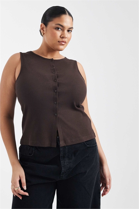 Жилет Brave Soul Curve на пуговицах артикул 152122592