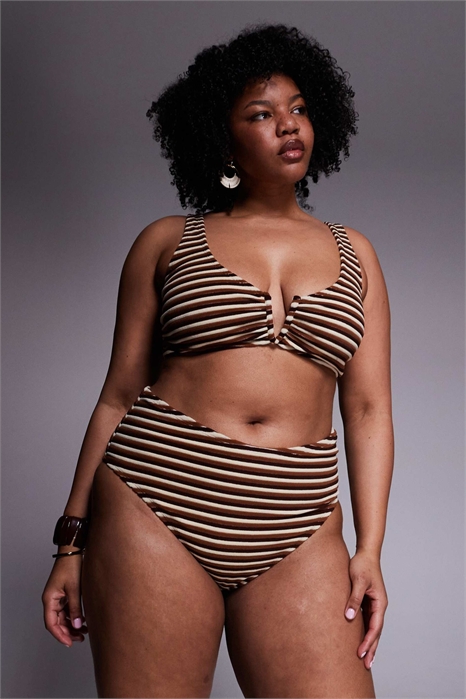 Шорты-бикини из махровой ткани ASOS DESIGN Curve Tori артикул 153254066