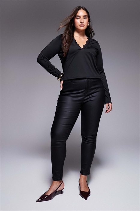 ASOS DESIGN Curve — джинсы-скинни с максимальной облегающей посадкой артикул 148037596