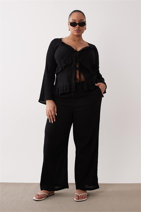 Брюки для пляжа с завязками спереди артикул 152383817