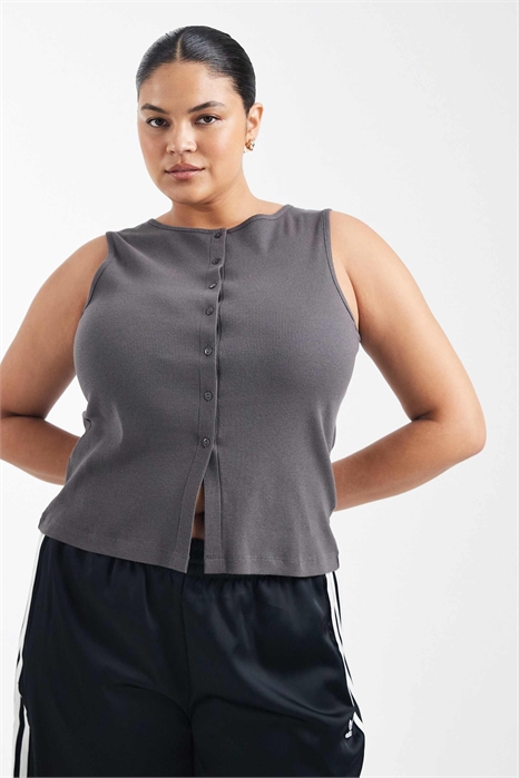 Жилет Brave Soul Curve на пуговицах артикул 152122591