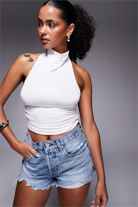 Топ с высоким капюшоном и завязками за шеей от Giggle Slinky артикул 140137343