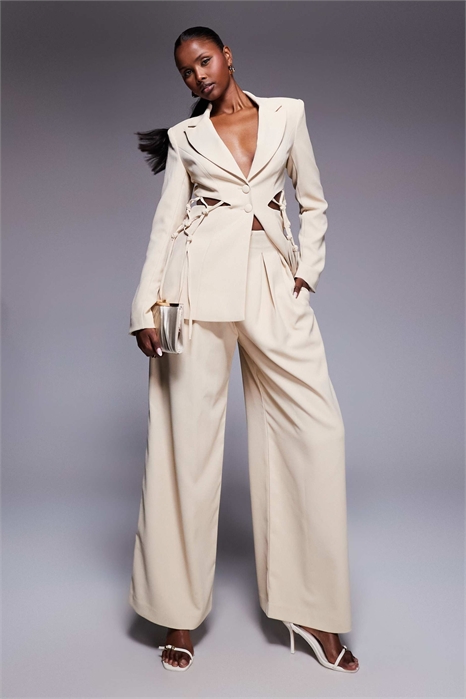 Брюки с широкими брючинами co-ord артикул 147702246