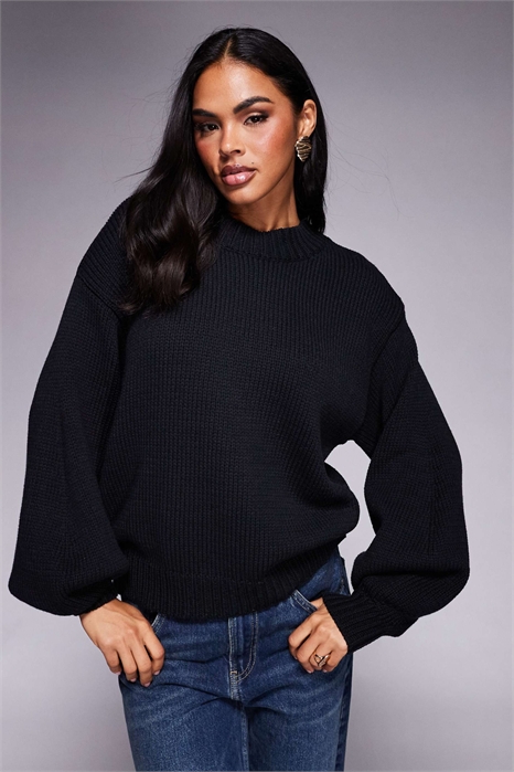 Свободный свитер с рукавами-баллонами Harmony артикул 140373445