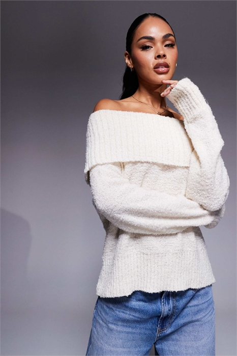 Свитерок Parkley с глубоким вырезом «бардо» артикул 146140486